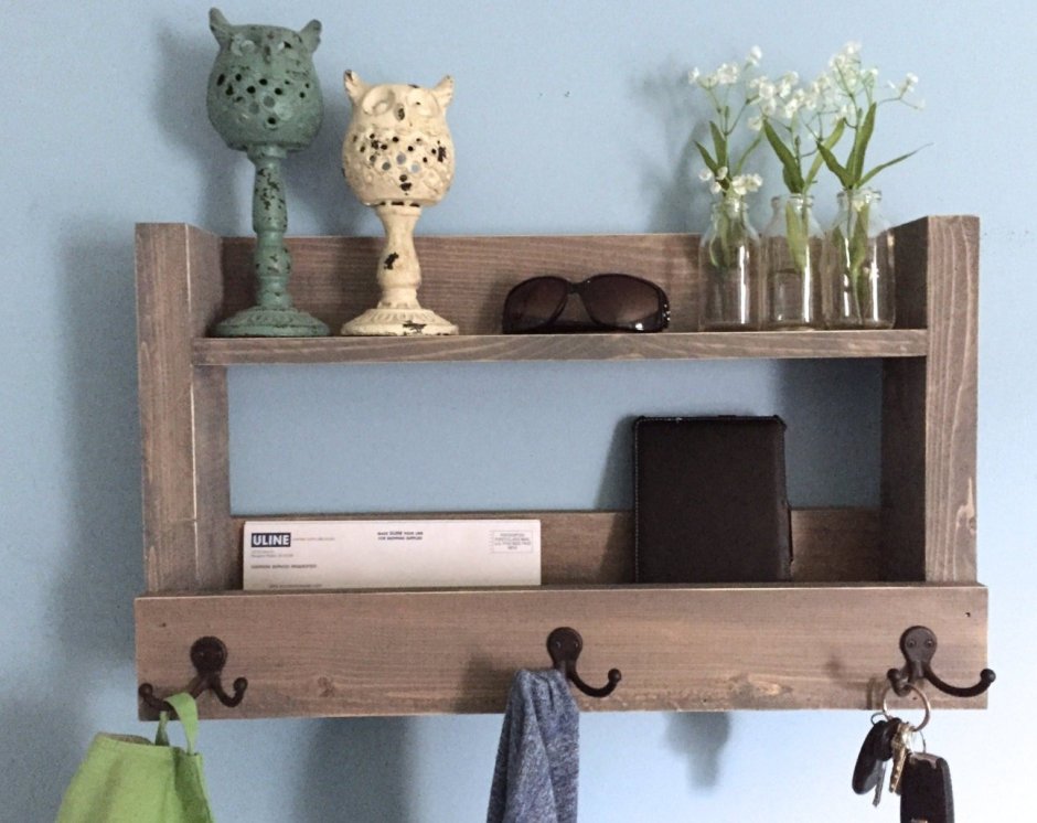 Полка в прихожую для мелочей