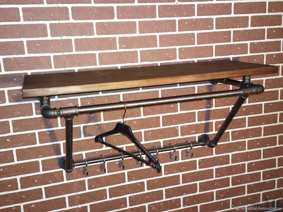 Вешалка настенная Loft Pipe