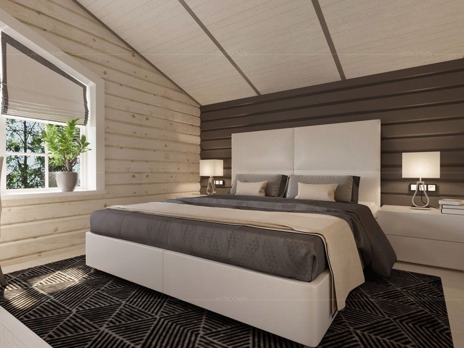 Отделка потолка ламинатом