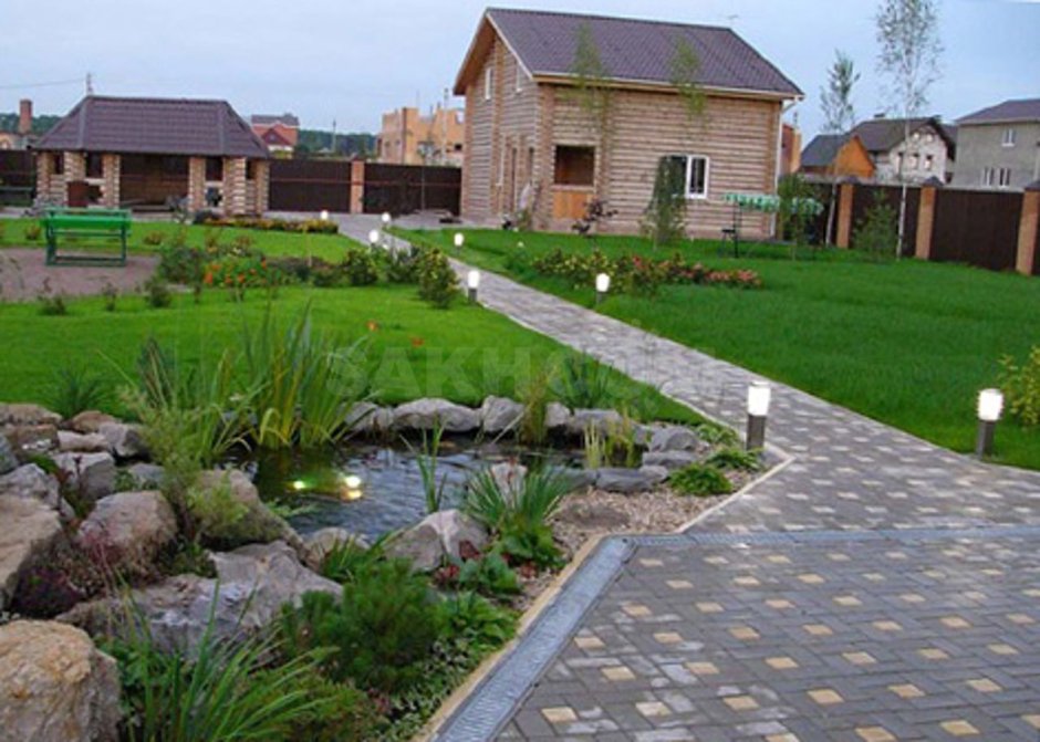 Плитка на дачном участке