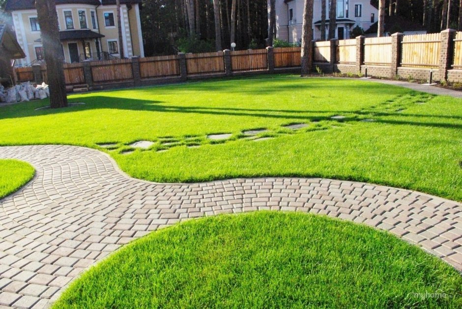 Мощение дорожек