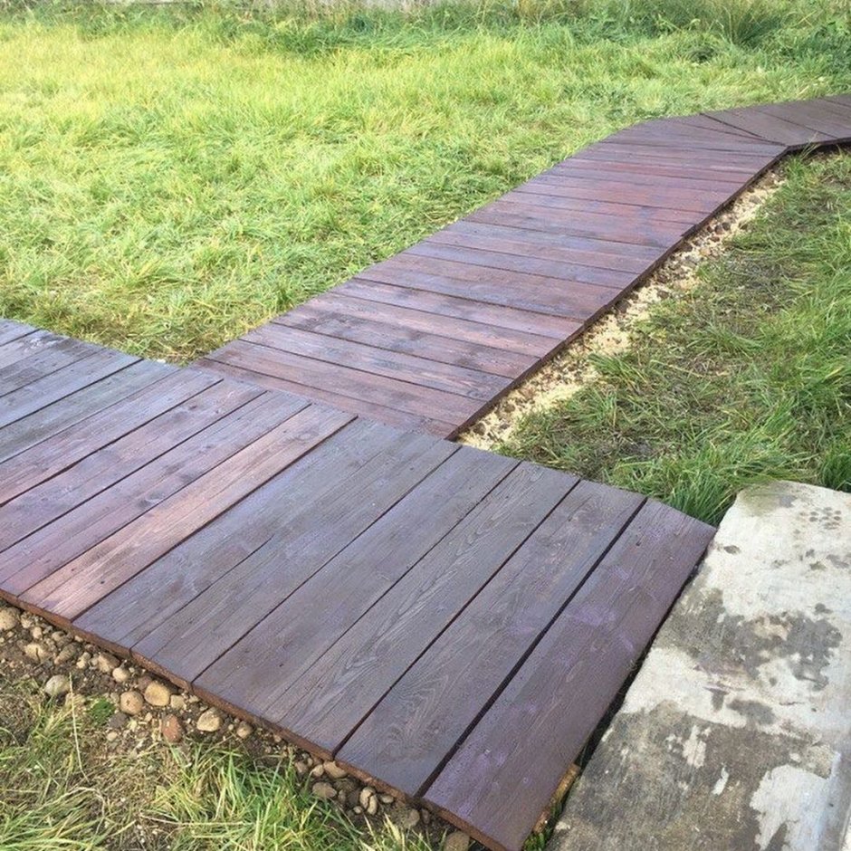 Красивые дорожки из досок