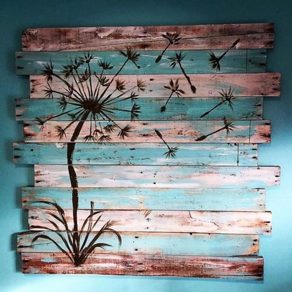 Панно из досок