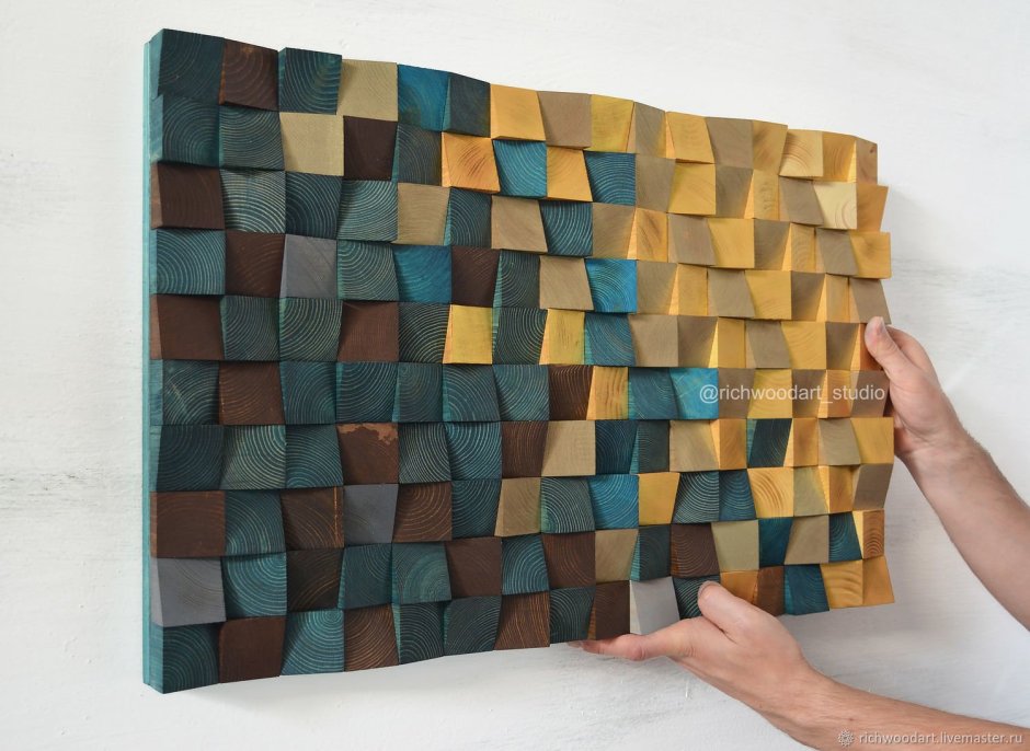 Деревянная мозаика деревянное панно Ольга Орешина