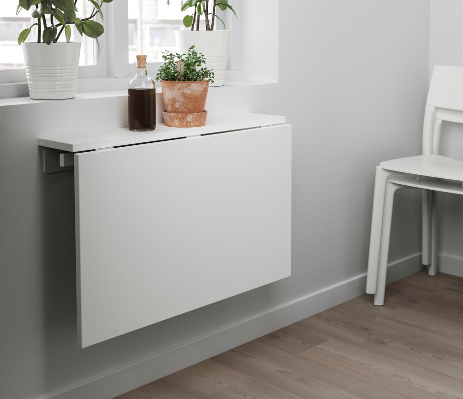 Стол навесной на стену