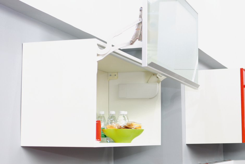 Link механизм для открывания фасада вниз al280, серебро