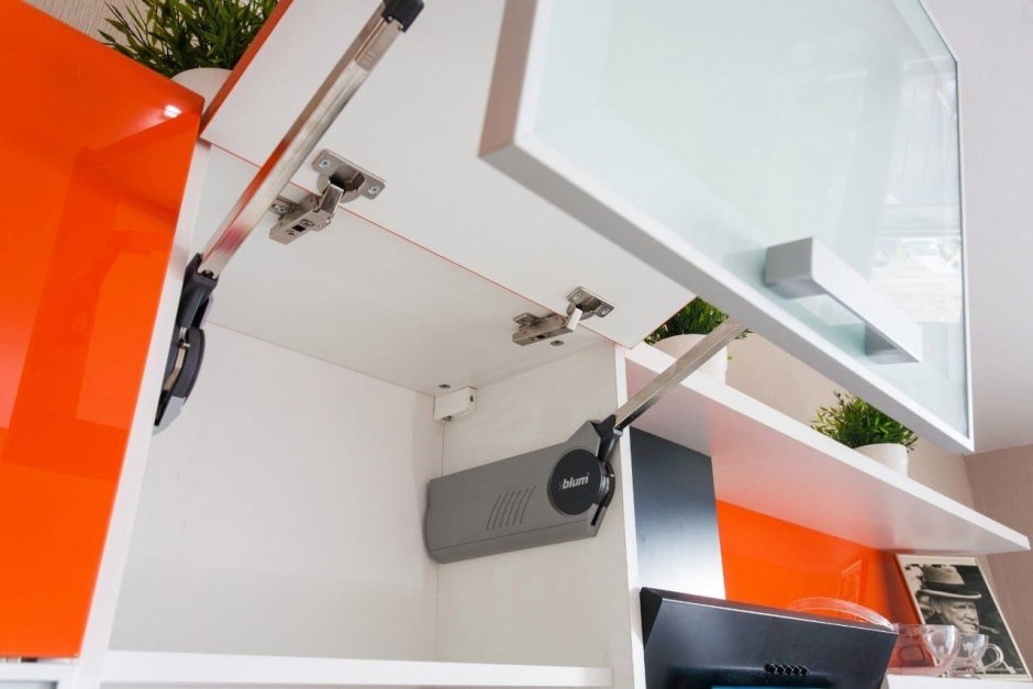 Link механизм для открывания фасада вниз a262, белый