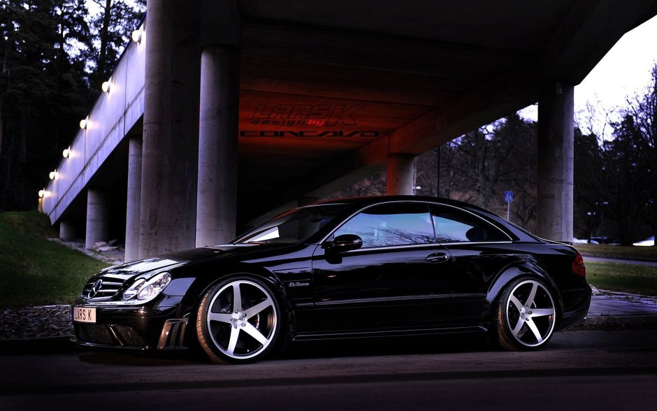 Matte Mercedes CLK 63 AMG