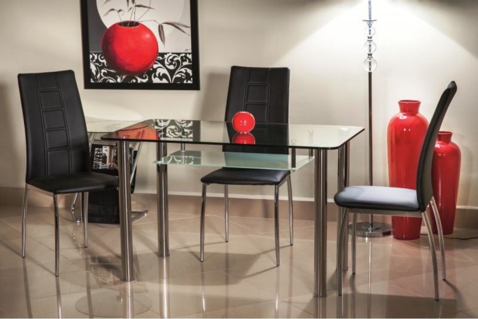 Стеклянный стол Tempered class