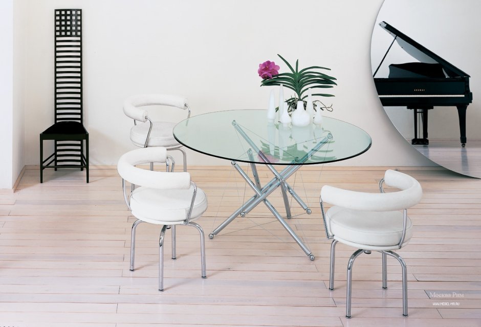 Стол обеденный синий