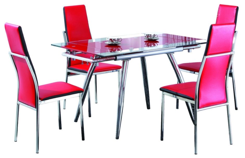 Стол стеклянный кухонный