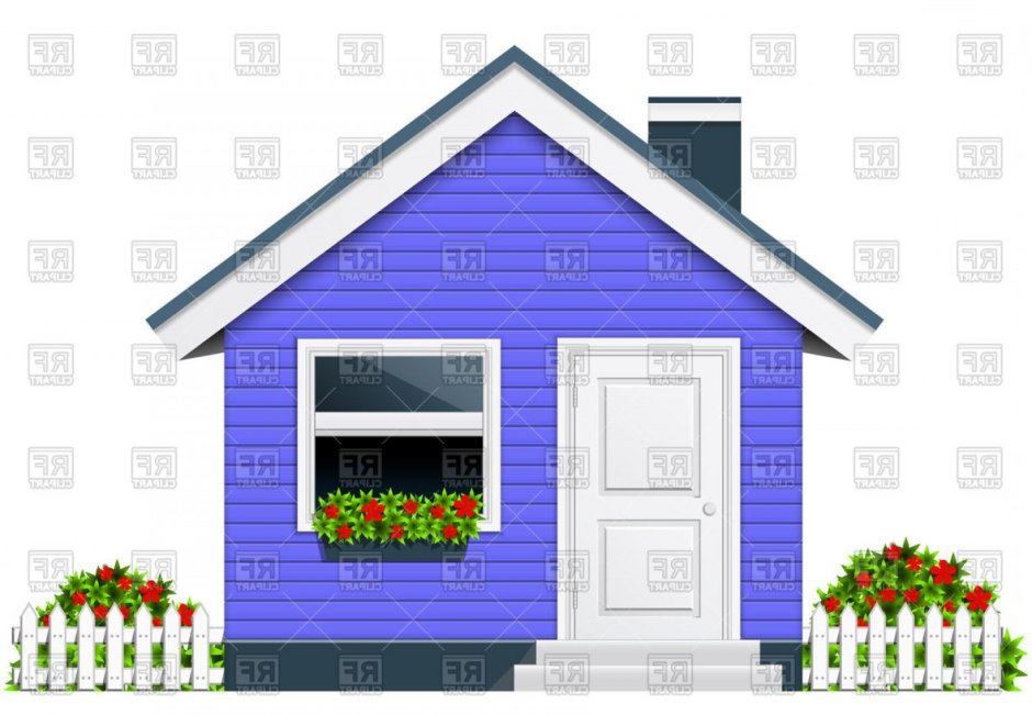 Голубой домик для детей