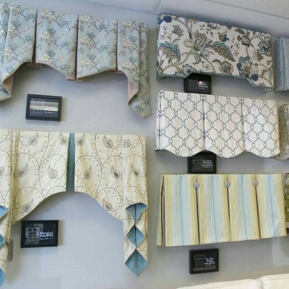 Римская штора с фигурным низом