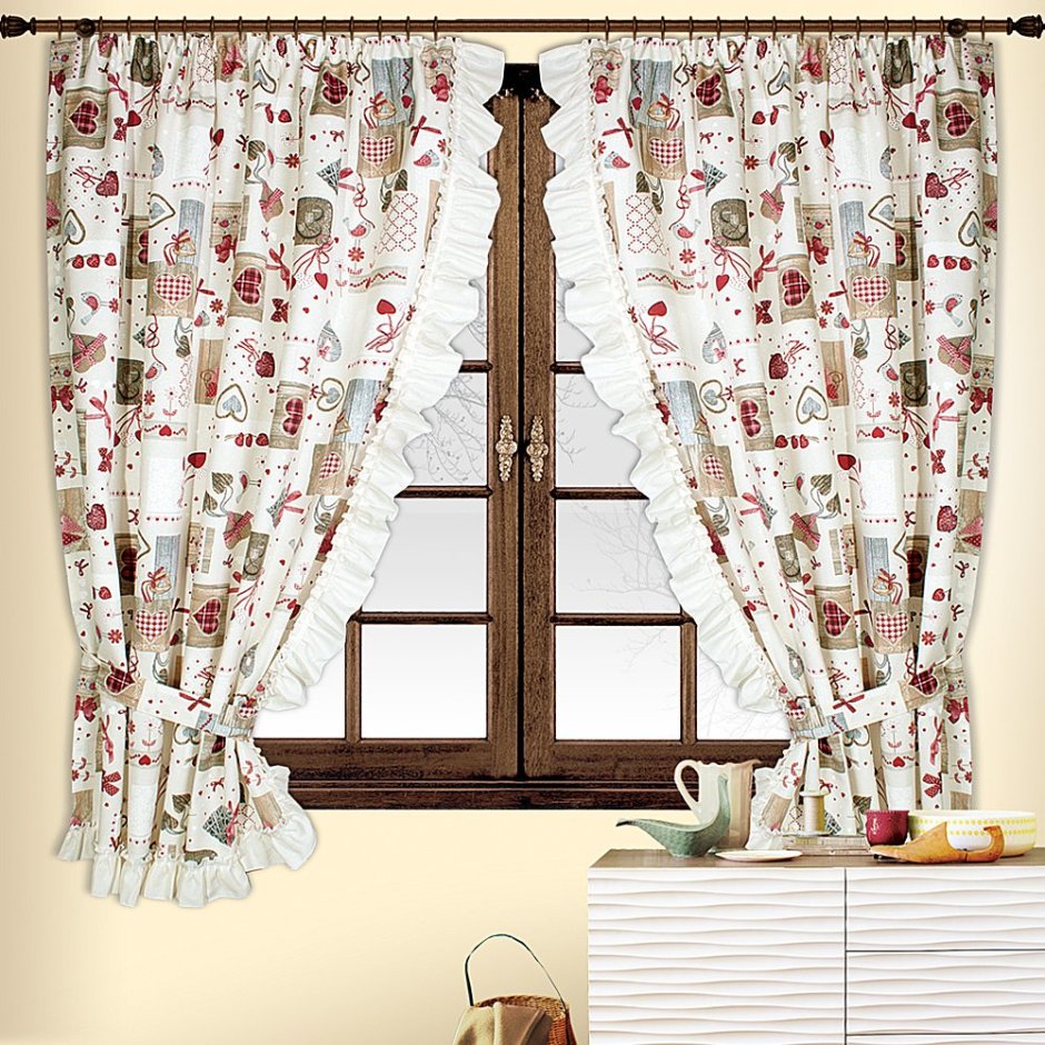 Шторы "Яна-2", зеленый (JN-1-2)