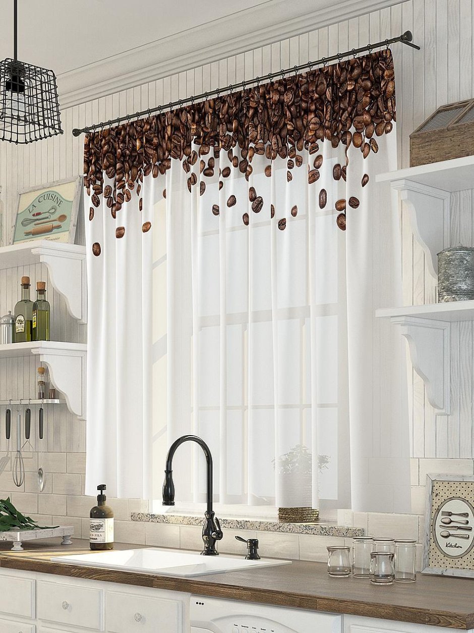 Модная тюль на кухню