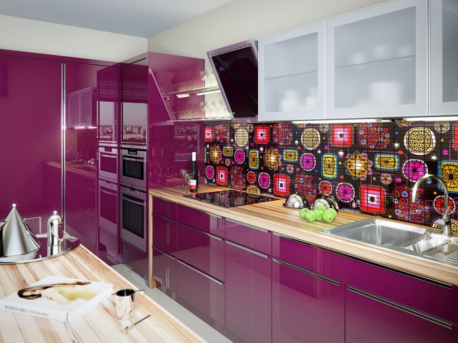 Плитка мозаика для кухни на фартук