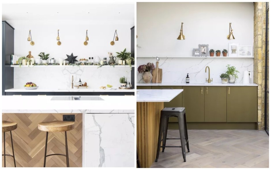 Плитка соты на фартук для кухни