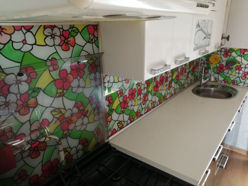 Самоклеющиеся фартуки для кухни