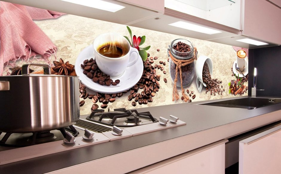 Кухонный гарнитур с росписью