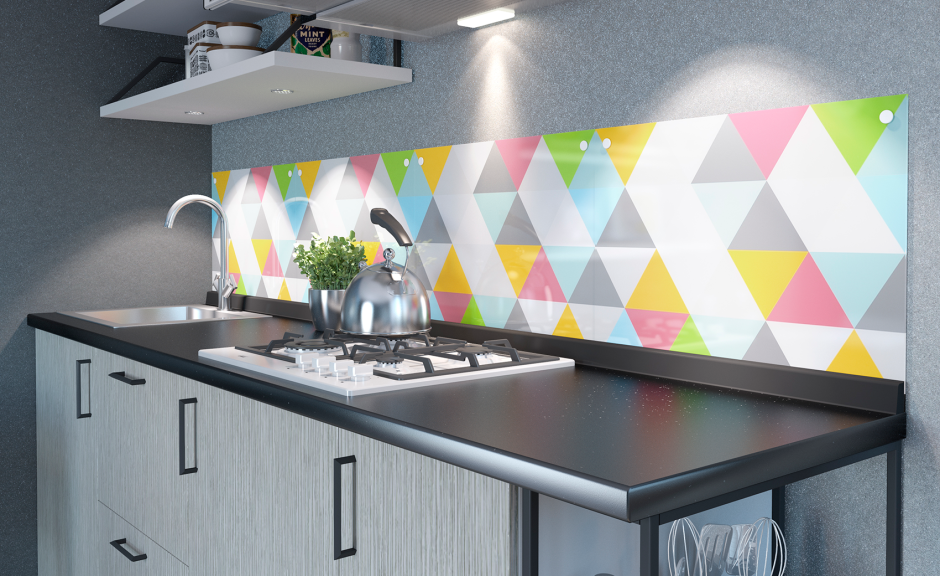 Стекло на фартук для кухни