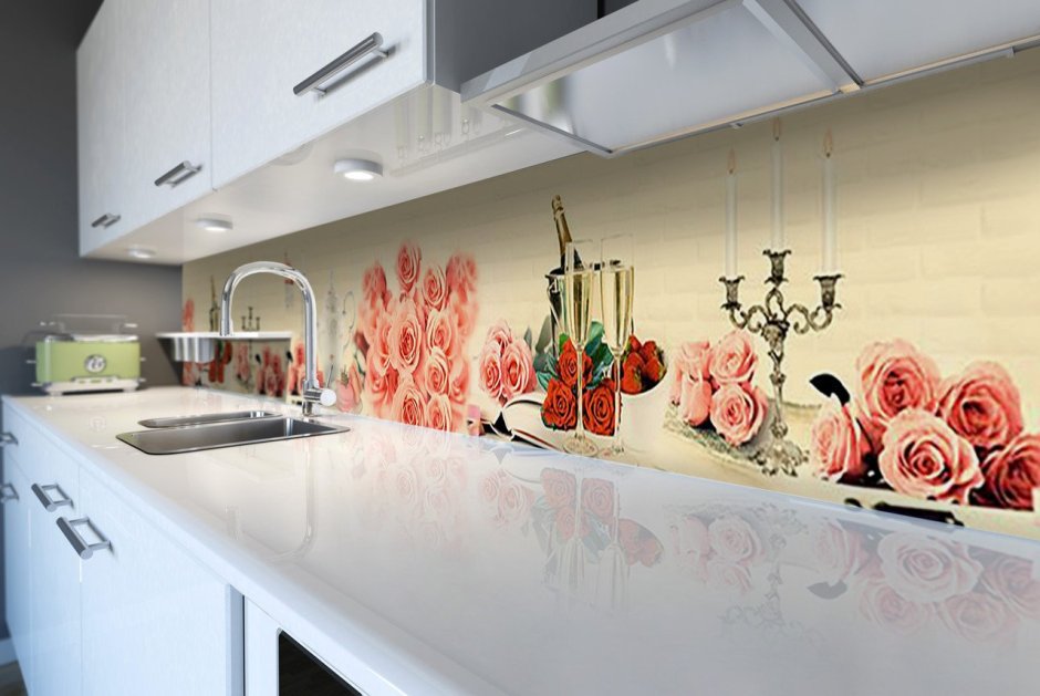 Стеклянный фартук