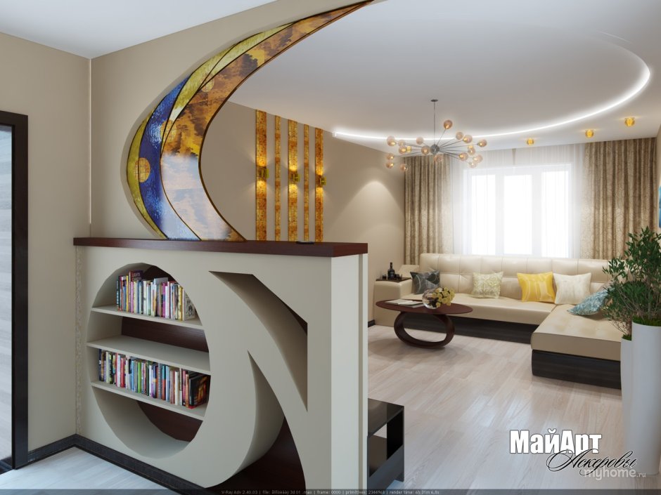 Полуарки межкомнатные из гипсокартона