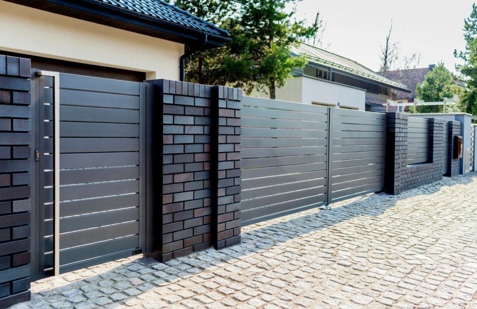 Фасадный забор