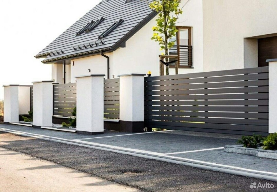 Откатные ворота хайтек