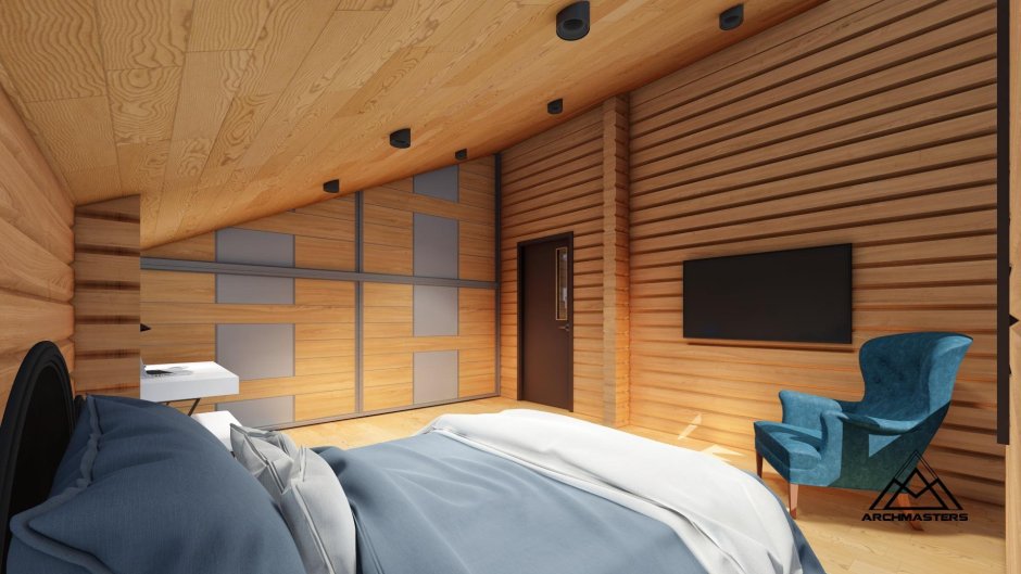 Планкен лиственница мансарда