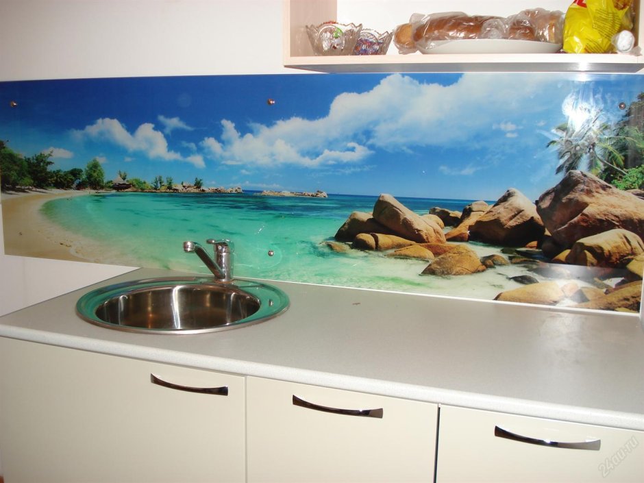 Фартук для кухни из МДФ С фотопечатью