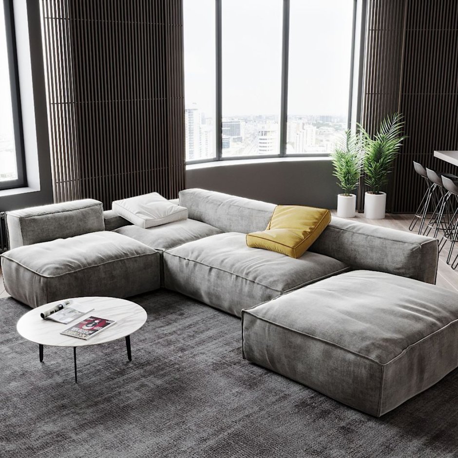 Необычные угловые диваны