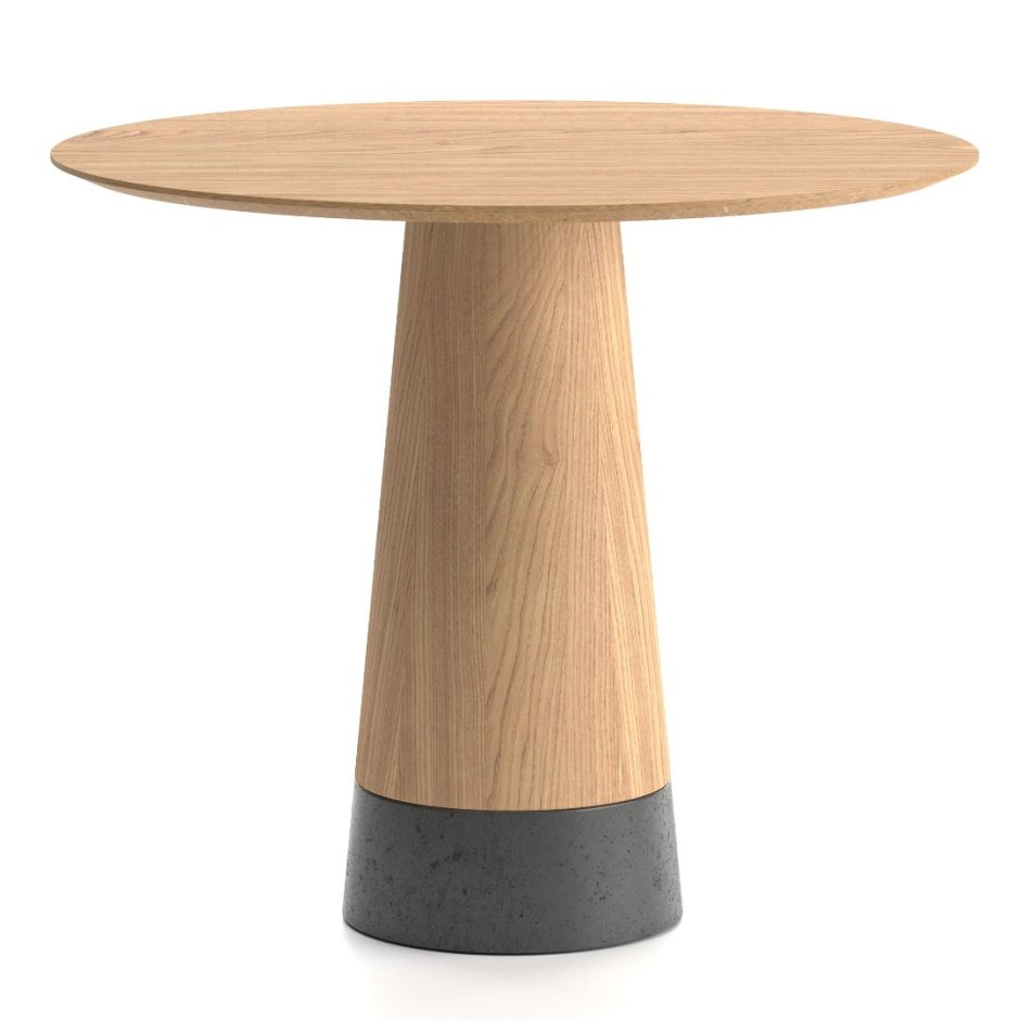 Круглый стол с конусной ножкой