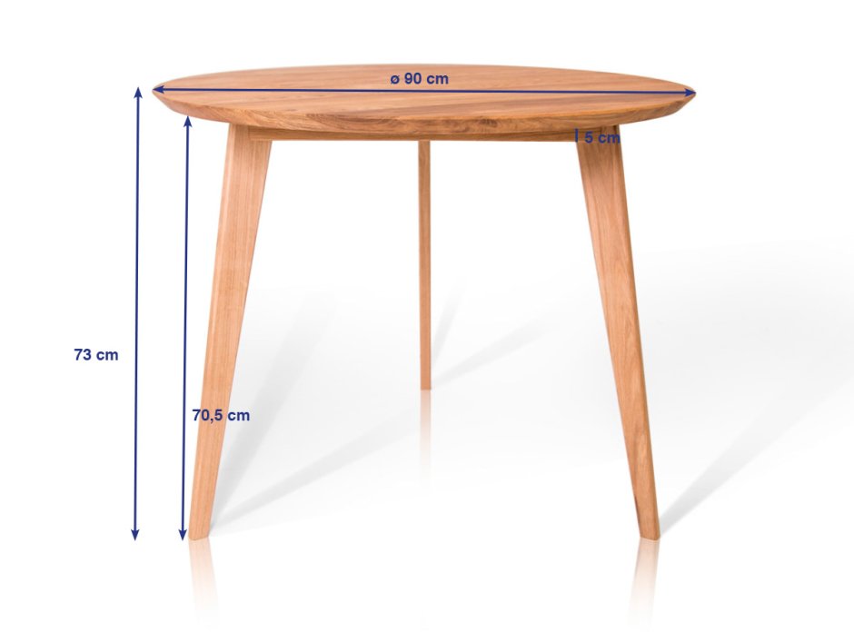 Стол обеденный круглый Angel Cerda