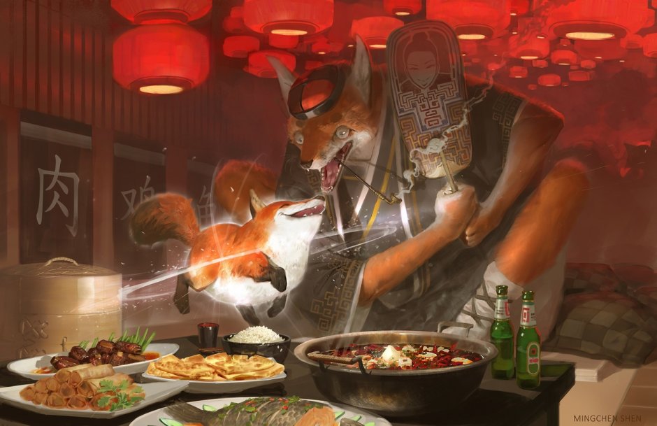 Ресторан фэнтези арт