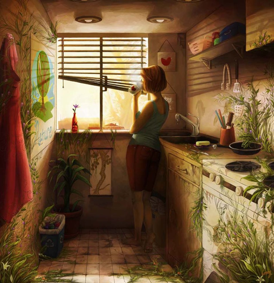 Уютные арты