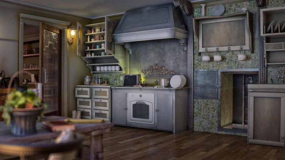 Старая кухня