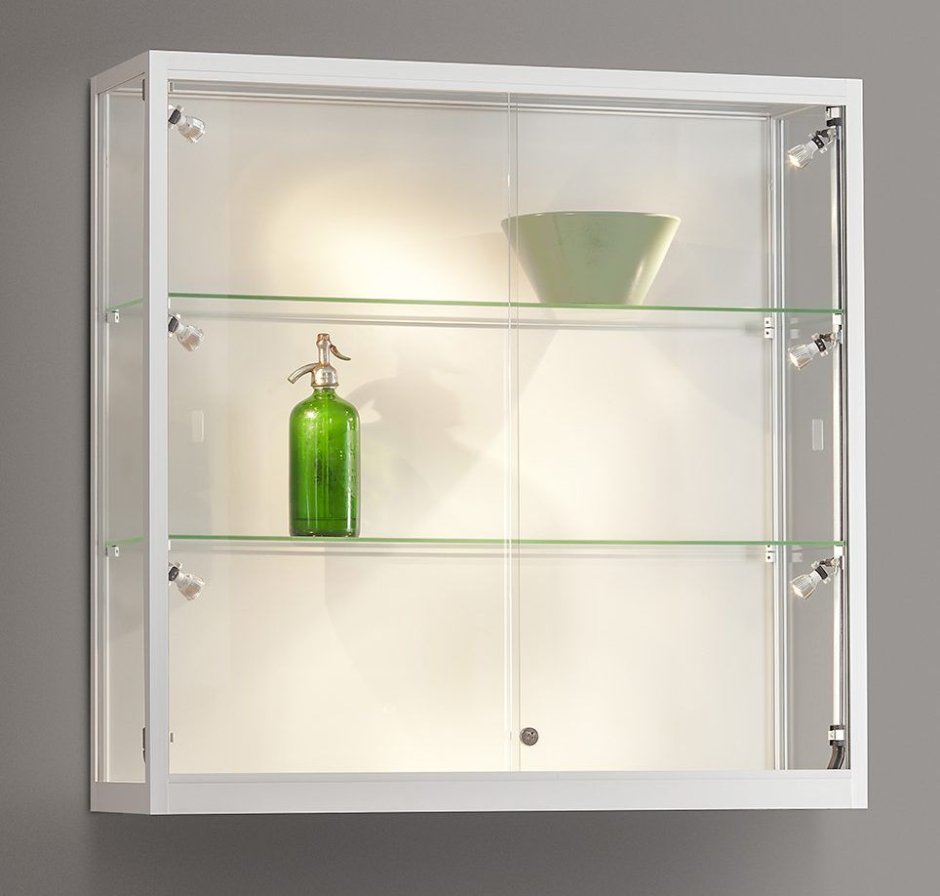 Стеклянные полки