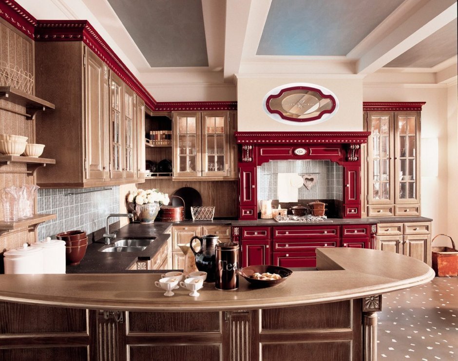 Martini mobili кухни из дуба