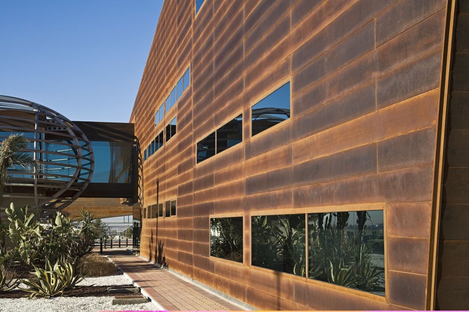 Фасады металлокассеты Кортен