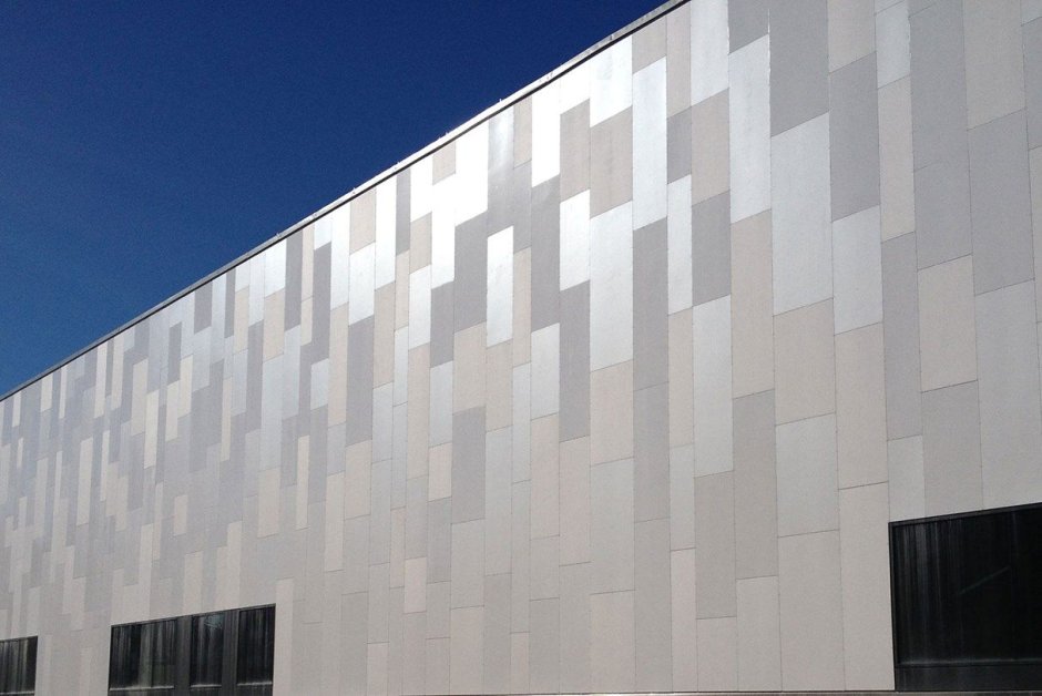 Металлические объемные панели для фасада