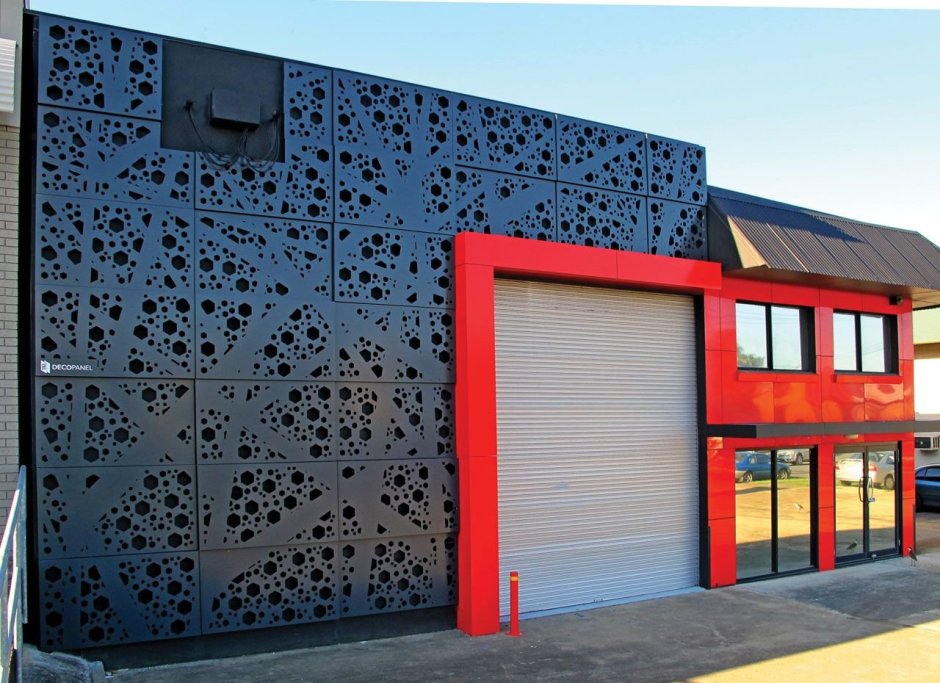 Фальцевая панель хайтек фасад