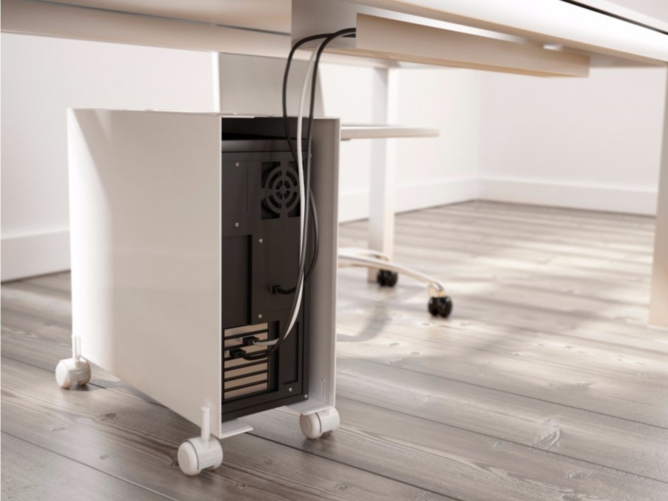 Стол с отсеком для проводов