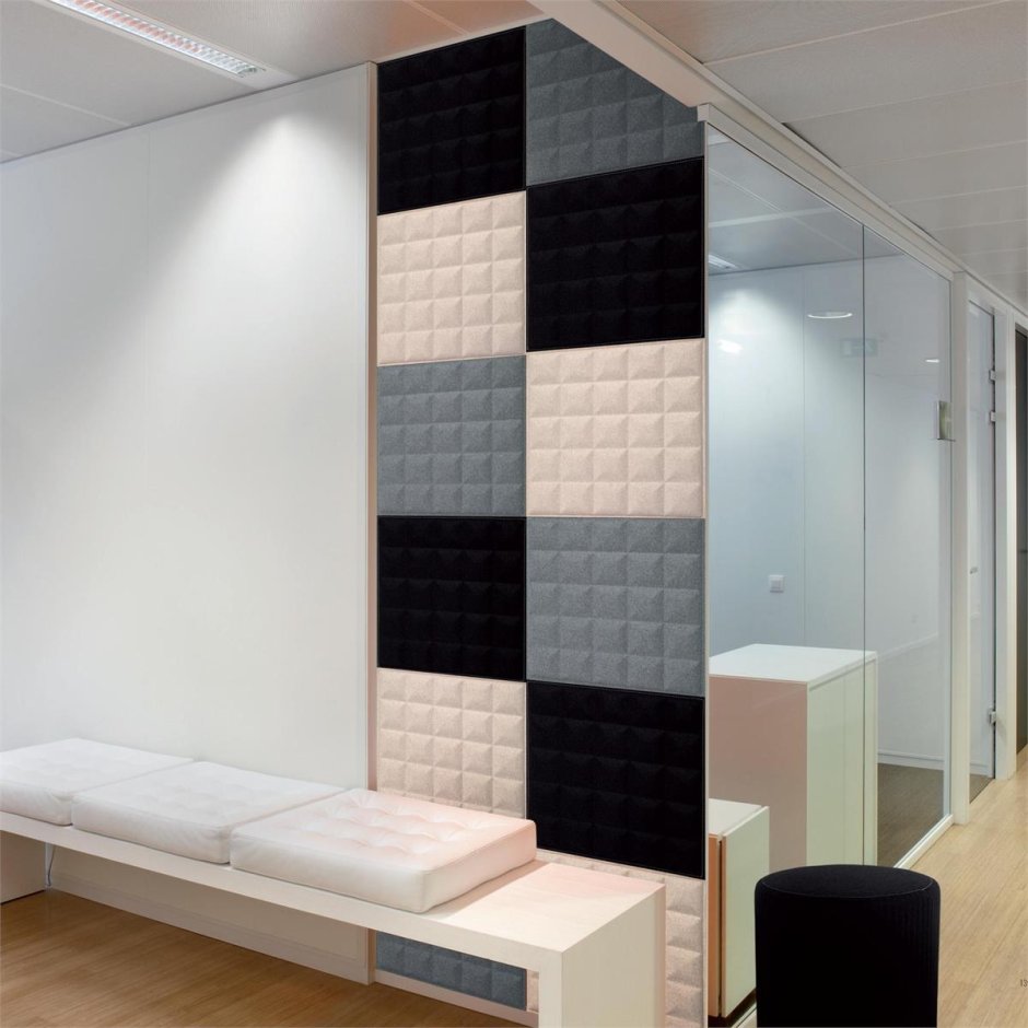 Звукопоглощающие панели в интерьере