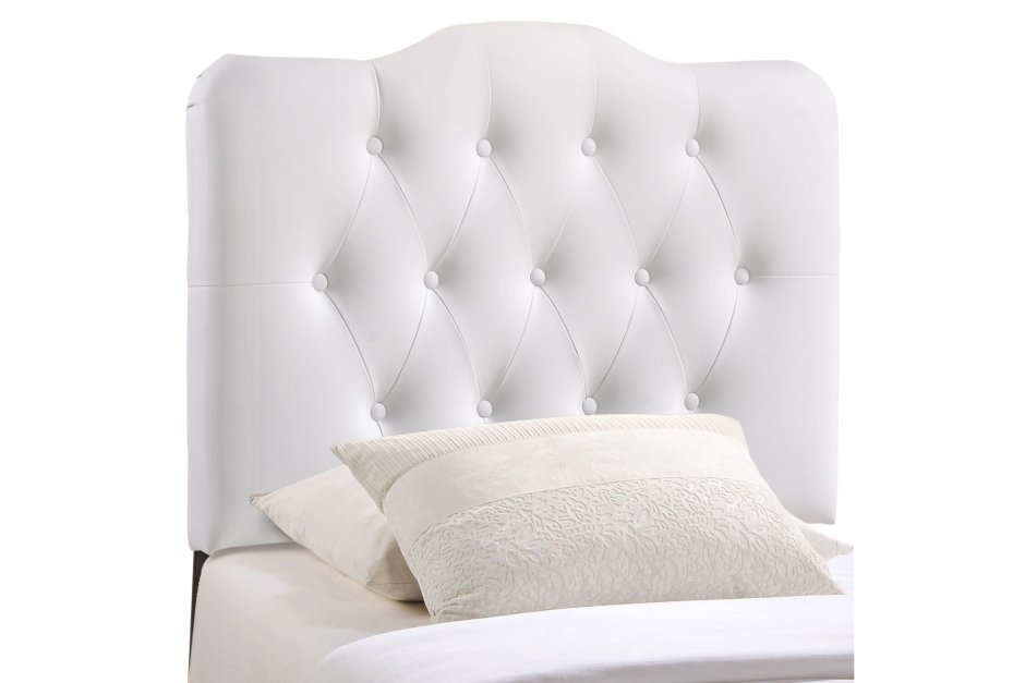 Кровать с мягким изголовьем