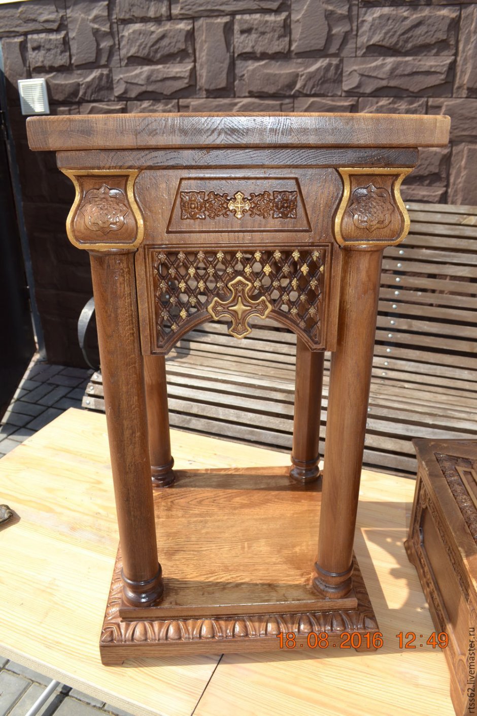 Аналой складной белый 1320 140