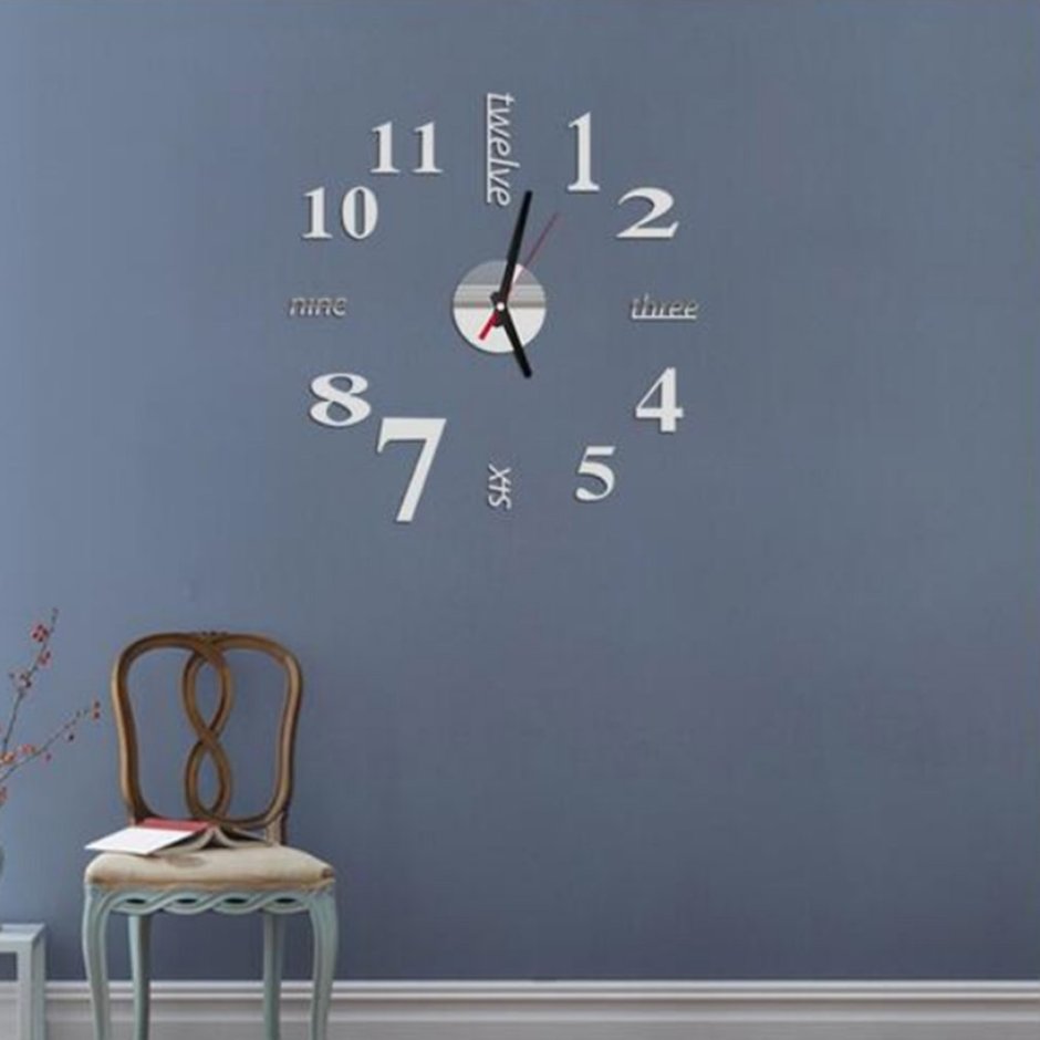 Часы на стене обои