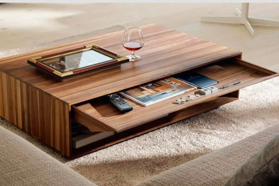 Необычный дизайнерский кофейный столик Lux