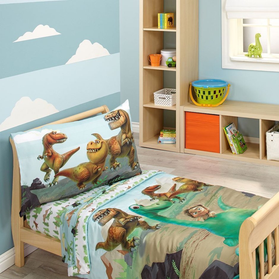 Детская кровать динозавр