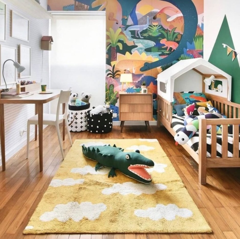 Кровать из динозавра