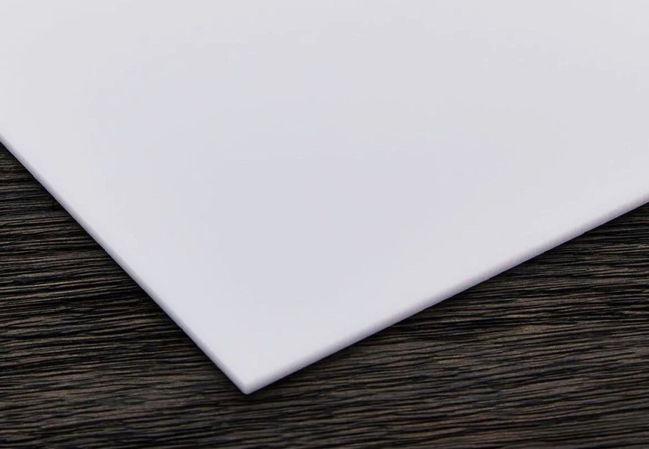 Столешница из акрила с бортиком